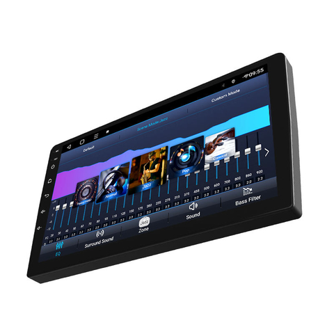 Estéreo universal para automóvil completamente táctil de 9 pulgadas con sistema Android 10, reproductor multimedia para automóvil que se adapta a diferentes marcos adicionales