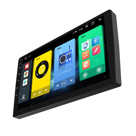 Universal Android 10 cuerpo delgado 10 pulgadas 8 + 128G Dsp Carplay Ips pantalla Gps coche Radio Estéreo reproductor Multimedia