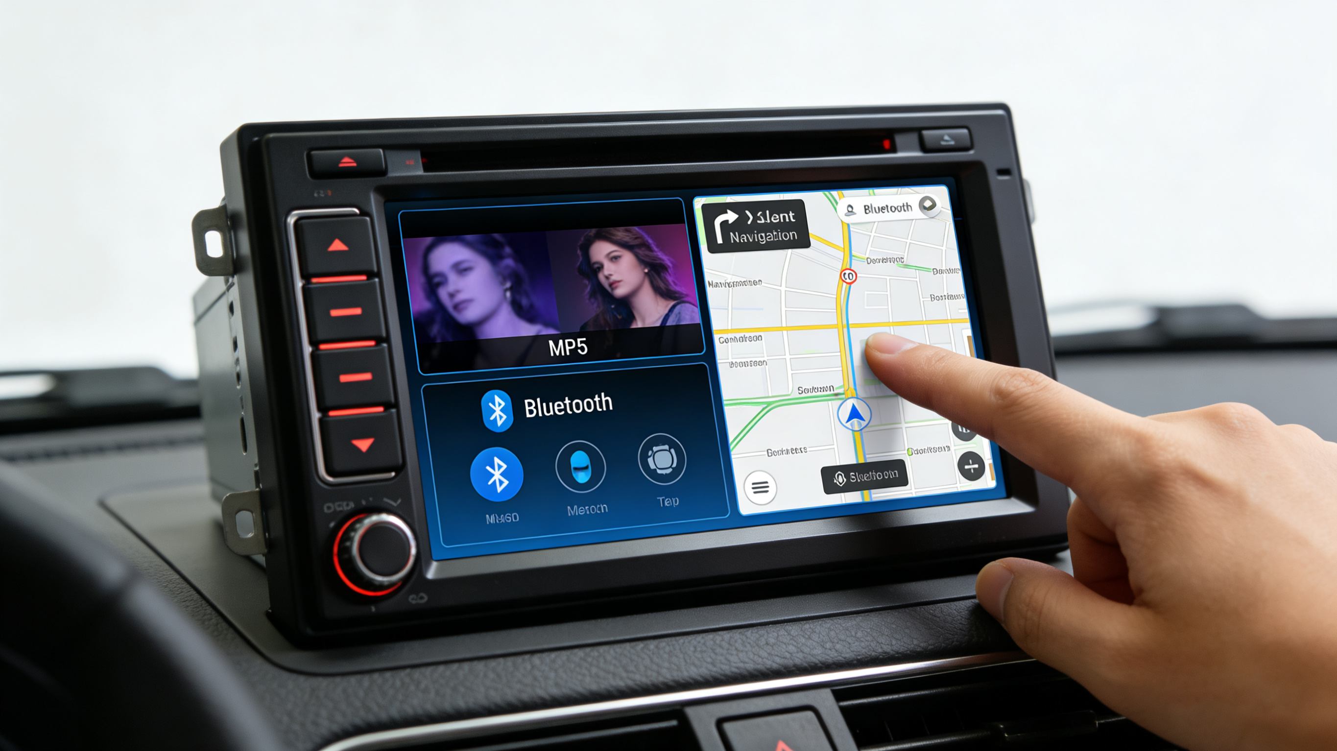 Su guía para el reproductor de DVD MP5 estéreo táctil para automóvil