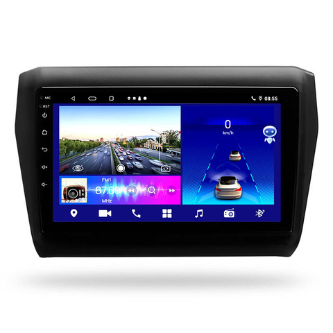 Sistema Multimedia de reproductor de Dvd para coche de 9 pulgadas para SUZUKI SWIFT 5 2016 2020 navegación Gps electrónica para automóvil Audio de coche de doble Din