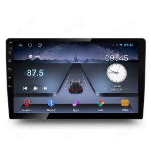 Pantalla Android de 9 pulgadas, navegación por Gps para coche, sistema de Radio de Audio Android, reproductor Multimedia estéreo para coche con Dvd y vídeo Android