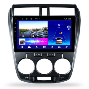 Reproductor de Dvd para coche con sistema Multimedia Android con pantalla táctil de 10,1 pulgadas para HONDA CITY 2008 2013 navegación Gps Audio para coche Dsp de doble Din