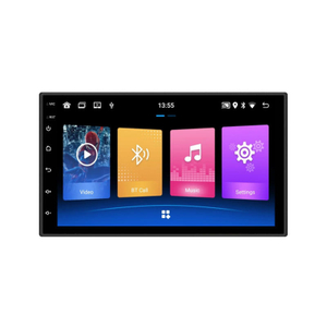 JC01 Pantalla Universal de 7 pulgadas sistema de navegación Gps reproductor de vídeo unidad principal reproductor Multimedia para coche 2 doble Din 2din