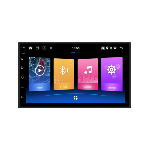 JC01 Pantalla Universal de 7 pulgadas sistema de navegación Gps reproductor de vídeo unidad principal reproductor Multimedia para coche 2 doble Din 2din