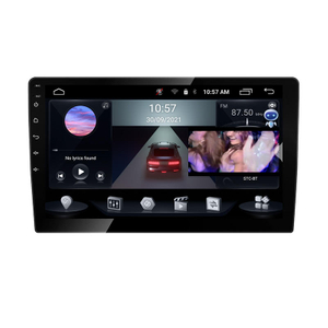 Cuerpo delgado Android 10 10 pulgadas 2 + 32 GB 1024*600 HD pantalla táctil vídeo del coche cámara de visión trasera Android pantalla completamente táctil reproductor de DVD del coche