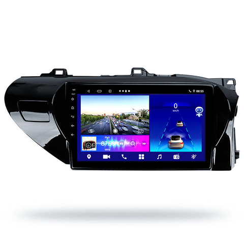 Radio de coche 2 Din Android Auto reproductor Multimedia Android Radio estéreo de coche para TOYOTA HILUX 2015 2020 10,1