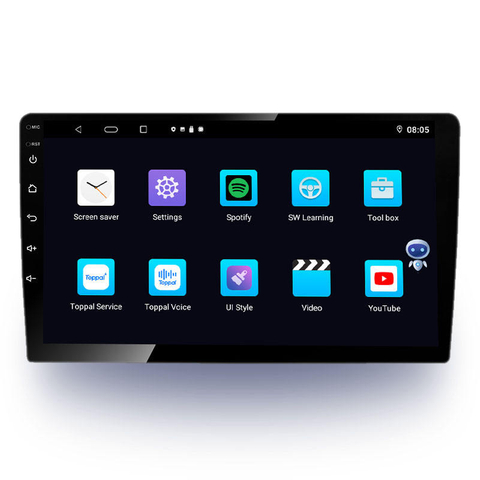 Reproductor de DVD de coche de doble Din de 9 pulgadas para TOYOTA PRADO 2009 2013 GPS Naxigation DSP Android 10,0 sistema Multimedia pantalla táctil Audio