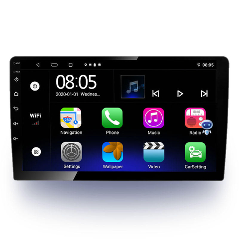 STC Android 2din reproductor de DVD del coche Radio navegación GPS para VW Volkswagen Skoda Golf 5 Golf 6 Polo Passat B5 B6 Jetta Seat