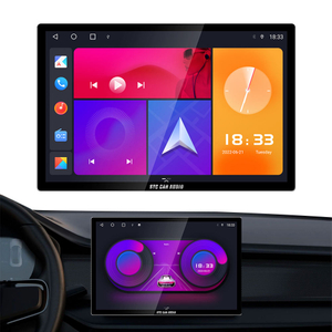 Radio Estéreo para coche Android de 12,95 pulgadas, 1din/2din, GPS para coche y reproductor Android para coche con reproductor Multimedia con enlace de espejo retrovisor