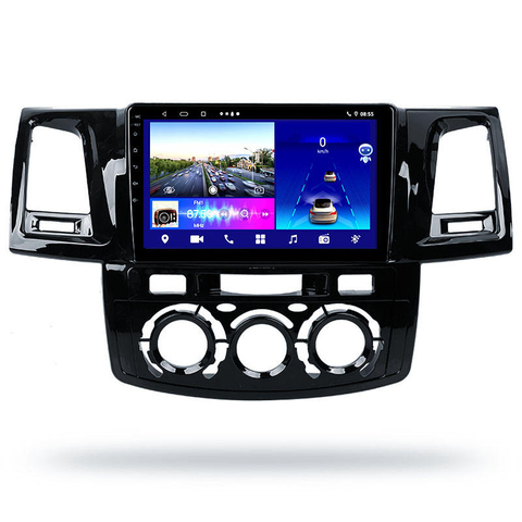 Android pantalla táctil GPS Wifi Audio reproductor Multimedia Radio de coche Android Auto y Car Play para Fortuner 2008 2014