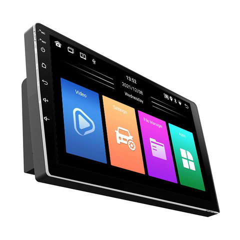 Cuerpo delgado Gps estéreo reproductor de vídeo para coche Radio pantalla táctil Universal funda delgada de 9 pulgadas unidad principal Android 10,1 Multimedia