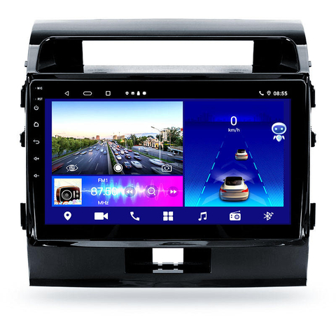 Fabricante de 9 pulgadas Android Radio de coche reproductor de Dvd Android para LAND CRUISER 2007 a 2015 reproductor Multimedia navegación Gps Audio de coche