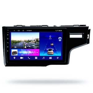 Recién llegado Android 10 completamente táctil 2.5D 10,1 pulgadas pantalla IPS dividida sistema Multimedia Radio de coche para HONDA FIT JAZZ 2013-2020