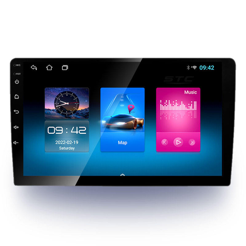 Reproductor de DVD del coche de la pantalla de Android 10 de 10,1 pulgadas con el sistema multimedia del vídeo del coche de BT GPS WIFI