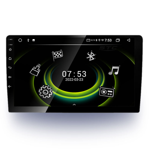 Radio para coche de 10 pulgadas, venta al por mayor, FM, BT, música, navegación GPS, vídeo Universal para coche, procesador Dsp de Audio para coche Android
