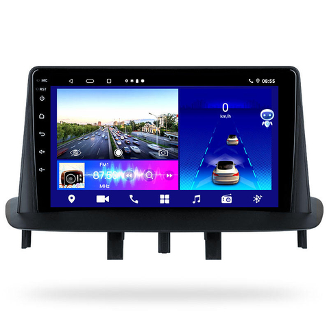 Sistema Multimedia pantalla táctil de 9 pulgadas reproductor de Dvd para coche Radio para RENAULT MEGANE 2008 2014 doble Din GPS Naxigation DSP Audio para coche