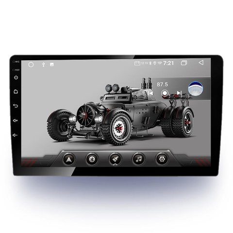 Reproductor de DVD para coche con pantalla táctil ajustable de 9 pulgadas, Radio estéreo para coche Android, carga inalámbrica, Audio GPS Android, gran oferta