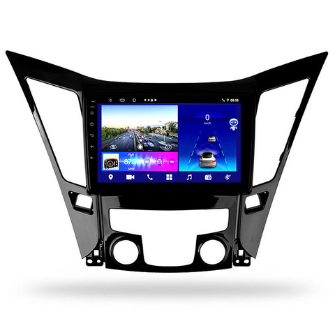 Pantalla completamente táctil, navegador Multimedia para coche Android, sistema 2 Din Android 10,0, reproductor de DVD para coche para Hyundai SONATA 2011-2014