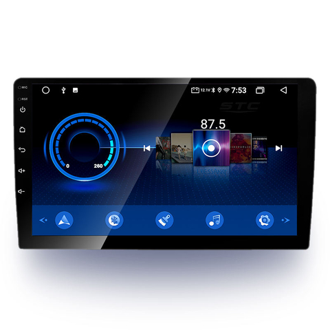 Reproductor multimedia de navegación Gps con pantalla táctil, reproductor de DVD para coche Android