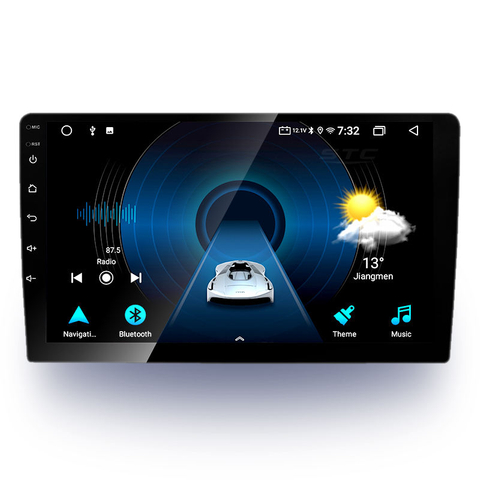 Universal 1 Din IPS 1024*600 pantalla táctil Android 2 + 32g BT/GPS/WiFi/Mirror Link/AM/Carplay/DSP/reproductor de Dvd 4G para coche