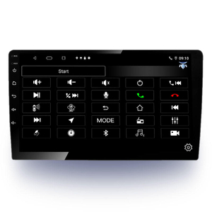 9001 Universal 9 pulgadas pantalla grande Android Auto Radio reproductor de DVD para coche con GPS Wifi soporte marco 1Ram 16Rom