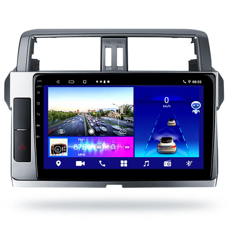 Reproductor de DVD para coche de 10,1 pulgadas Pantalla táctil IPS para TOYOTA PRADO 2013 2017 sistema Multimedia Android 10,0 GPS Naxigation DSP Audio para coche