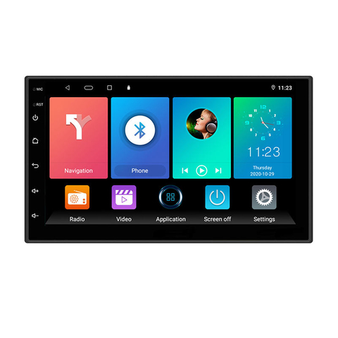Dinar audio del reproductor multimedia 2 de la radio del coche de la base del octa de Android 10.0 para el reproductor de DVD universal del coche