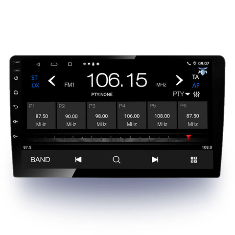 Reproductor de Audio Mp3 para coche Bt 12v Aux de alta potencia 7 colores botón que cambia Radio 1 Din reproductor de Mp3 para coche Unidad Principal de Audio estéreo para coche