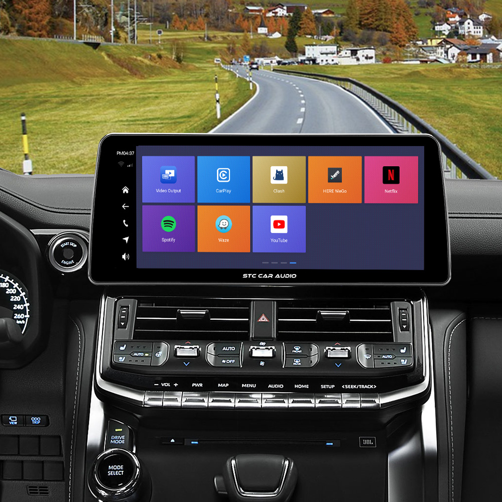 Pantalla táctil del reproductor de coche