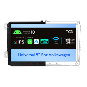 Universal 1 Din 2 Din 7 ''9'' 10 ''Pantalla táctil IPS GPS Wifi 12 pulgadas Android Car Radio reproductor de Dvd del coche para Volkswagen