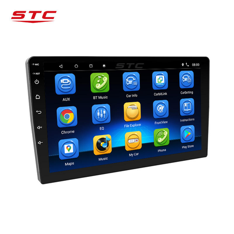 Pantalla Ips Android10 cuerpo delgado 10 pulgadas 2 + 32G Px5 8 núcleos Rds Dsp Ahd Carplay Gps reproductor de Radio estéreo para coche