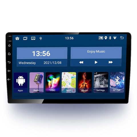 Nueva radio vendedora caliente de Android software de radio de navegación de 10 pulgadas reproductor de DVD inalámbrico del coche de los Gps de la prenda impermeable del coche