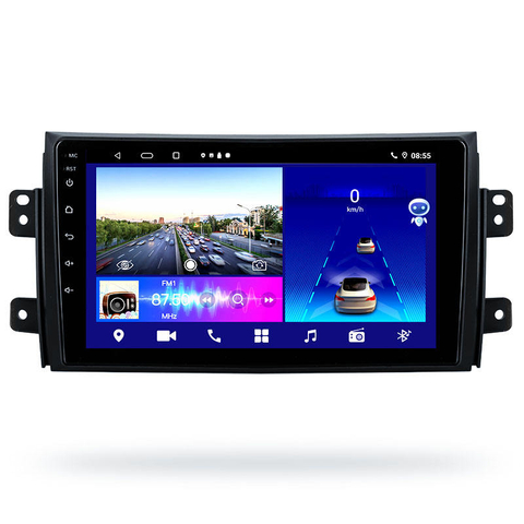 Pantalla táctil del sistema Multimedia de 9 pulgadas para SUZUKI SX4 2006 2014 doble Din electrónica para automóvil navegación de seguimiento Gps Audio del coche