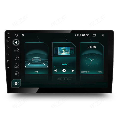 Android 10 Auto reproductor multimedia de DVD para coche con pantalla táctil de 10,1 pulgadas