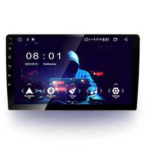 STC Android 11 2+32GB Doble Din Radio Android Auto 9'' 2.5D Pantalla táctil Navegación GPS para Sportage 2007 2010