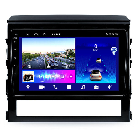 Reproductor de DVD para coche con pantalla táctil Android 10,0 de 9 pulgadas para TOYOTA LAND CRUISER 2015 2020 RDS DSP navegación GPS