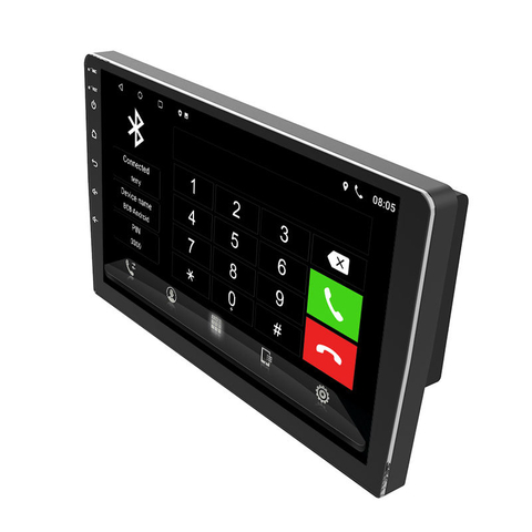 Estéreo de coche single din con pantalla y android auto Fm/Am Dsp Rds Carplay Car Stereo Radio automática GPS