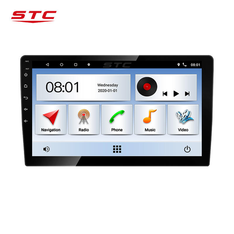 Monitor de coche con reposacabezas android de 10 pulgadas, pantalla táctil de 13,3 pulgadas, reproductor multimedia android, navegación gps, audio para coche