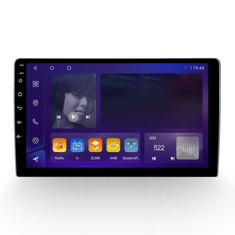 Qled 2.5d pantalla Android 8 Radio Universal para coche Radio para coche 4 + 64g estéreo 2din navegación Gps reproductor Multimedia de Dvd para coche