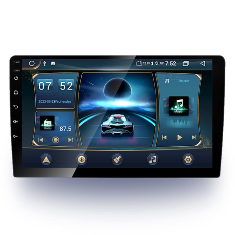 Estéreo para coche de fábrica, venta al por mayor, envío directo, Android 10,0, Audio para coche, cuatro núcleos, 1GB, 16GB, 7 pulgadas, 2 Din, Android