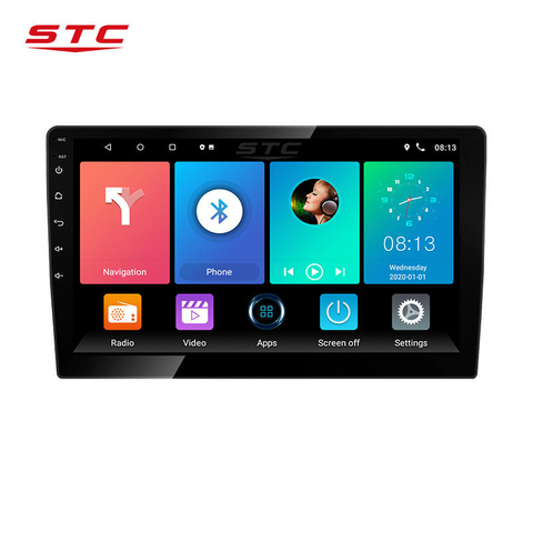 Fabricante de 10 pulgadas android radio de coche reproductor de dvd android espejo pantalla táctil reproductor multimedia navegación gps audio del coche