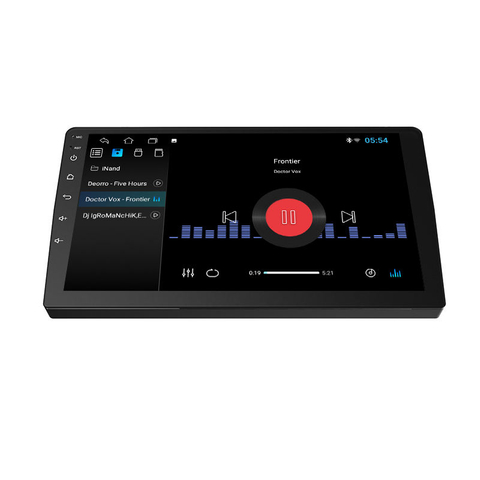 Android 10 1GB RAM 16GB ROM Radio de coche reproductores de coche android salida AV