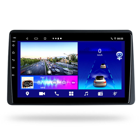Radio de coche con pantalla táctil de 9 pulgadas, reproductor de Dvd para RENAULT DUSTER 2012 2016, sistema Multimedia de doble Din, navegación GPS, Audio para coche