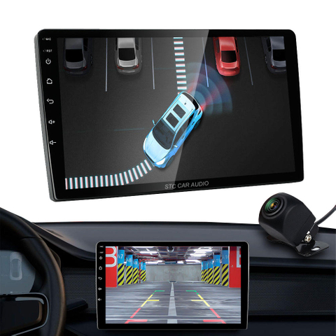 Cuerpo delgado Universal Android 10,0 cámara de visión trasera de 10 pulgadas pantalla completamente táctil radio de coche android reproductor multimedia de navegación gps<span id="title-tag"><span class="hot-sale">Popular</span></span>