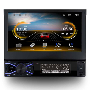 Universal 1 DIN 7 pulgadas pantalla táctil estéreo Auto Radio Multimedia reproductor Mp5 para coche