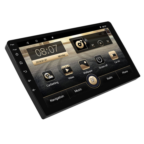 Pantalla táctil Universal para coche, reproductor Multimedia con Android, Dvd, vídeo, BT, FM, Audio, radio automática, 1din, 7 pulgadas, android, gps, reproductor MP5 para coche