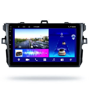 Reproductor multimedia LCD táctil con pantalla de Radio para coche Android de 10 pulgadas para Corolla 2006 2013 9