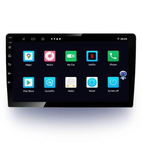 Reproductor de DVD para coche, navegación Gps de 10,1 pulgadas, pantalla táctil IPS, sistema multimedia Android 10,0, Audio Dsp para coche