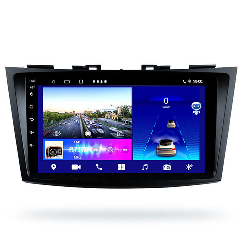 Sistema Multimedia de 9 pulgadas reproductor de Dvd para coche SUZUKI SWIFT 2010 2017 electrónica para automóvil DSP navegación de seguimiento Gps Audio