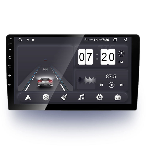 Radio de coche 2 Din android 7 'HD pantalla táctil pantalla Digital Bt FM USB radio de coche amplificador Multimedia audio del coche